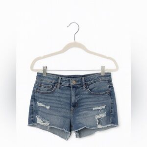 American Eagle Outfitters Distressed Blue Jean Shorts
